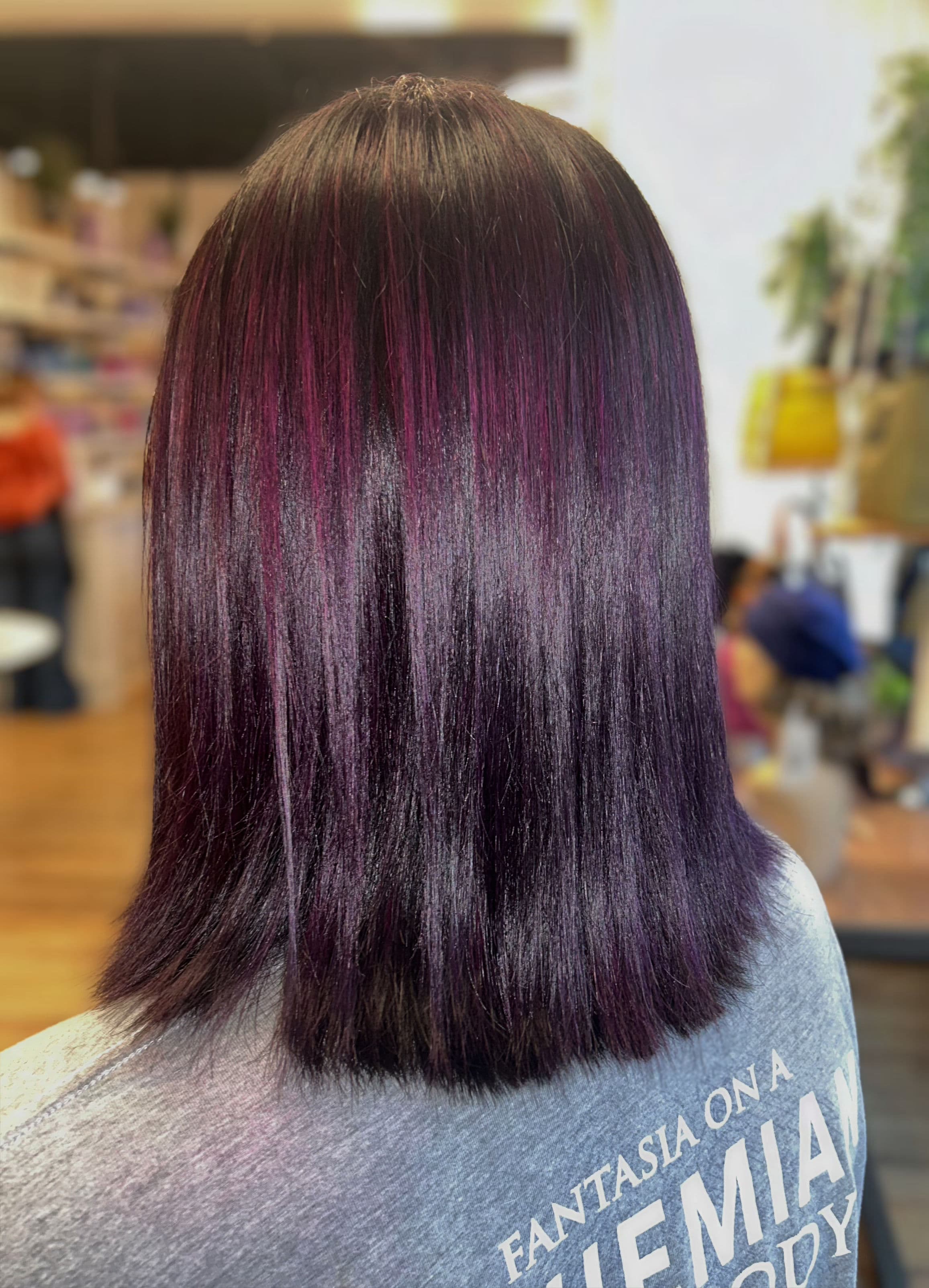 Blonde color correction taken to an even, bright result — hair by Lili Barker in Leander, TX