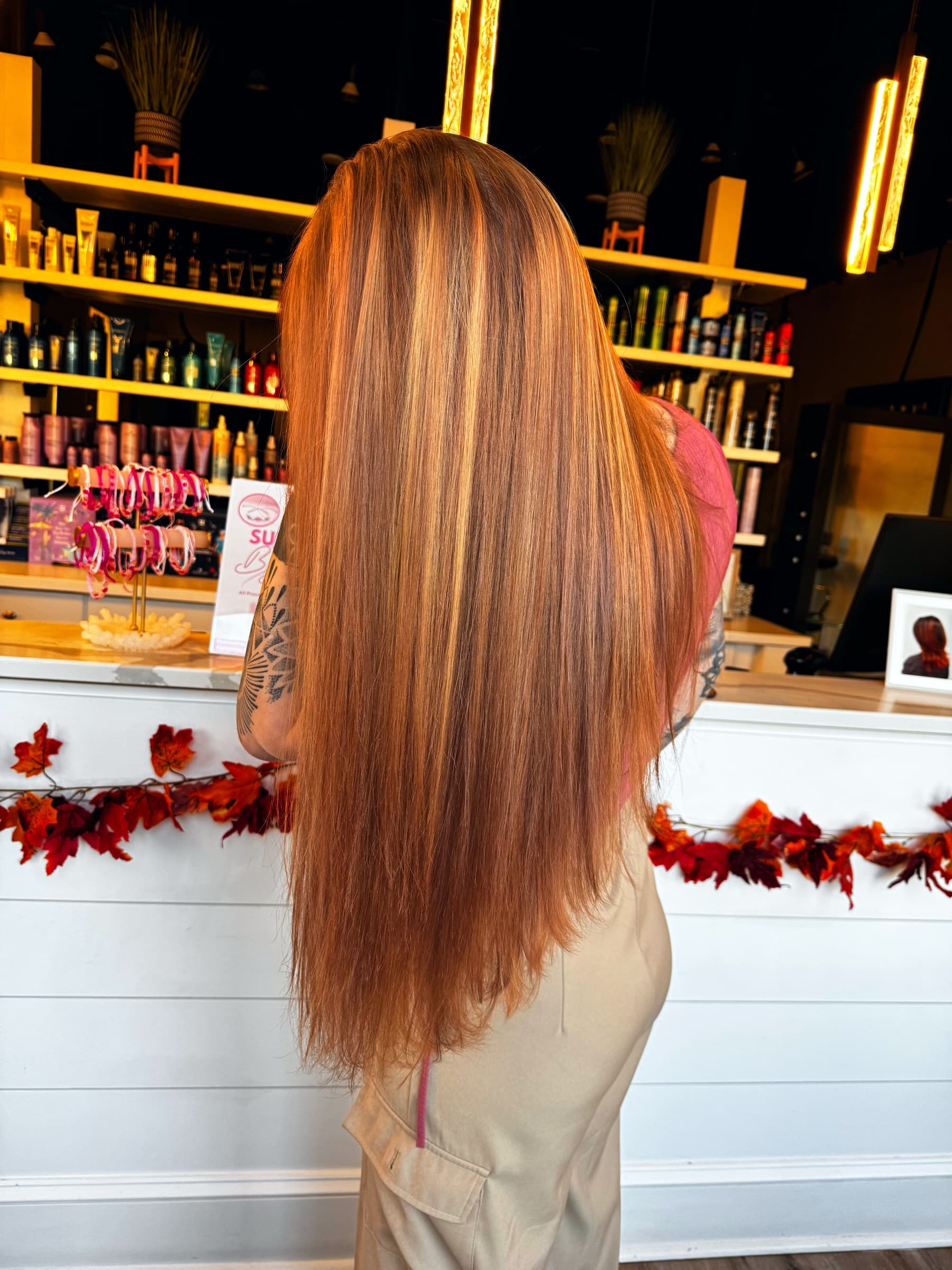 Balayage color and blowout styled by Lili Barker — hair by Lili Barker in Leander, TX